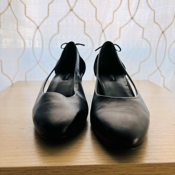 Paul Green Women’s Paulina Leather d'Orsay Block Heel Pumps Size 8 US / 5.5 UK - Picture 11 of 12